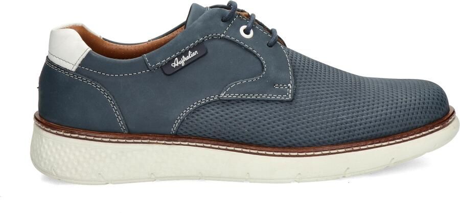 Australian Porto Sneakers blauw Nubuck Heren