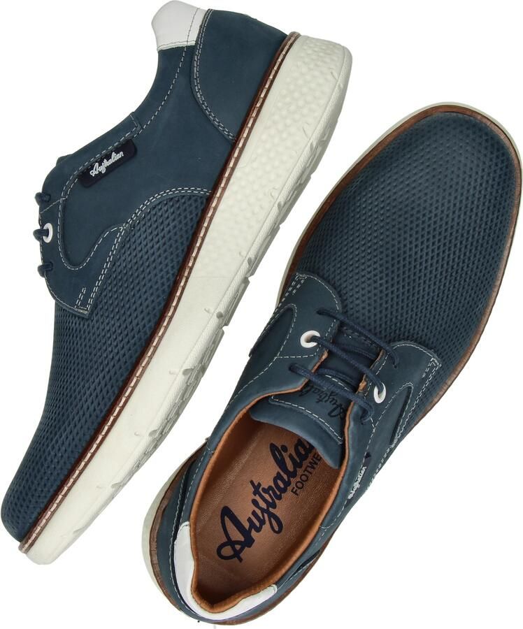 Australian Porto Sneakers blauw Nubuck Heren - Foto 13