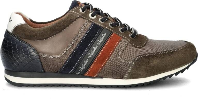 Australian Grijze Baksteen Blauwe Leren Schoen