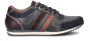 Australian Camaro Lage sneakers Leren Sneaker Heren Blauw - Thumbnail 5