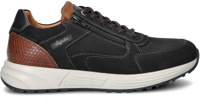 Australian Discover Sneakers zwart Leer Heren