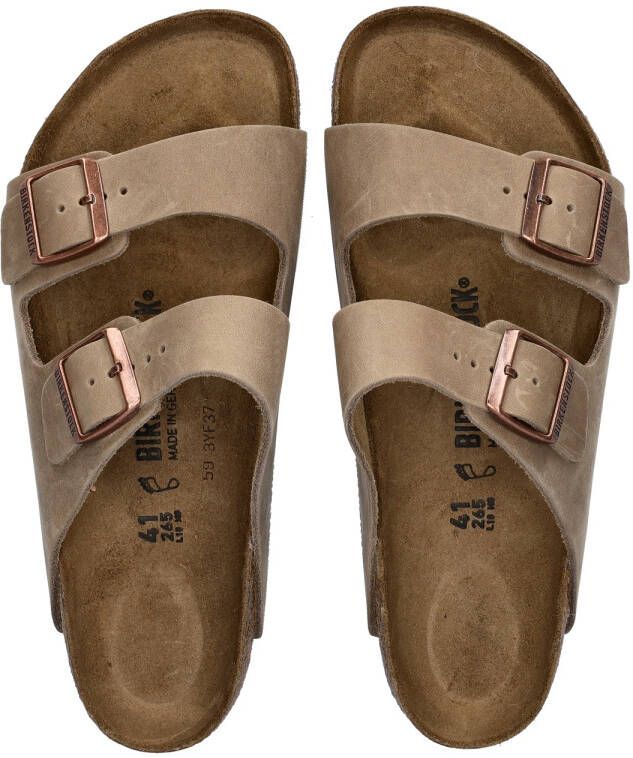 Birkenstock Arizona BS nubuck slippers taupe - Foto 2