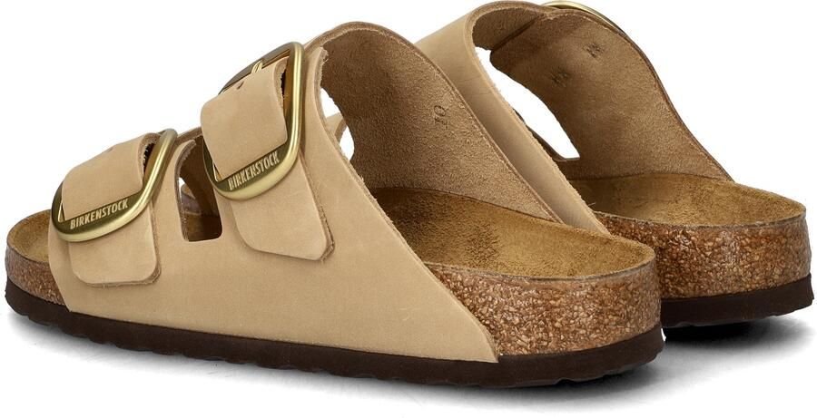 BIRKENSTOCK Slippers Dames Arizona Big Buckle Maat: 41 Materiaal: Nubuck Kleur: Beige - Foto 12