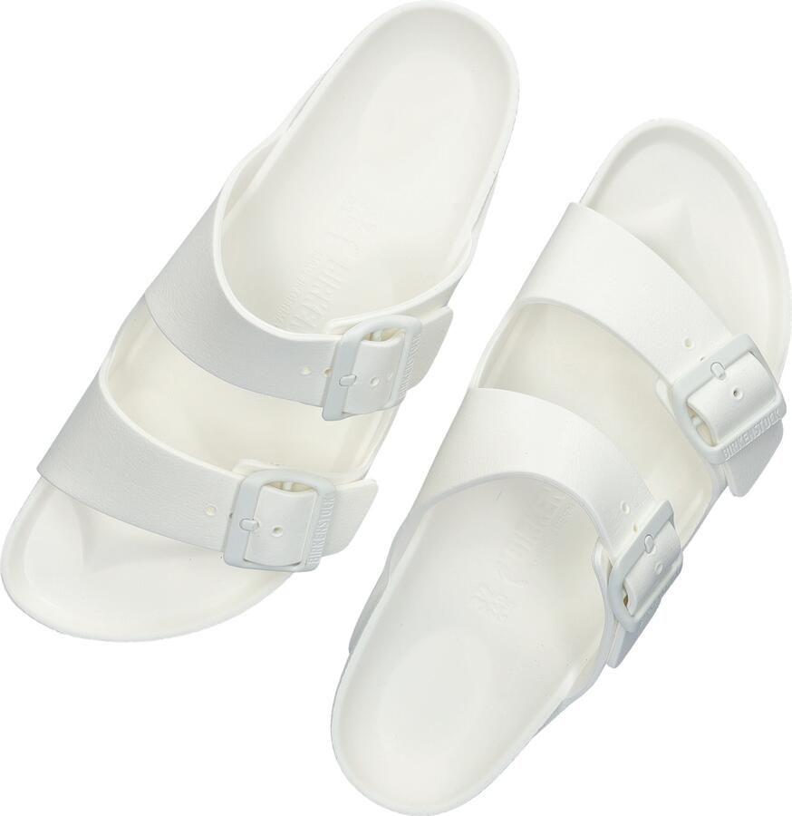 Birkenstock Witte Rubberen Slipper Dubbele Gespsluiting White - Foto 4