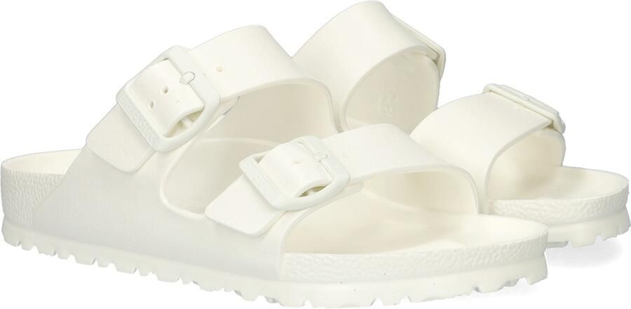 Birkenstock Witte Rubberen Slipper Dubbele Gespsluiting White - Foto 11
