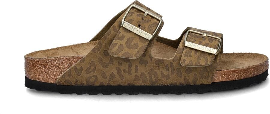 BIRKENSTOCK Slippers Dames Arizona Bs Maat: 38 Materiaal: Suèdelook Kleur: Bruin - Foto 4