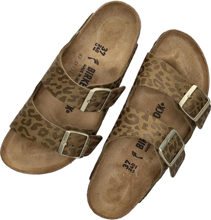 BIRKENSTOCK Slippers Dames Arizona Bs Maat: 38 Materiaal: Suèdelook Kleur: Bruin - Foto 5