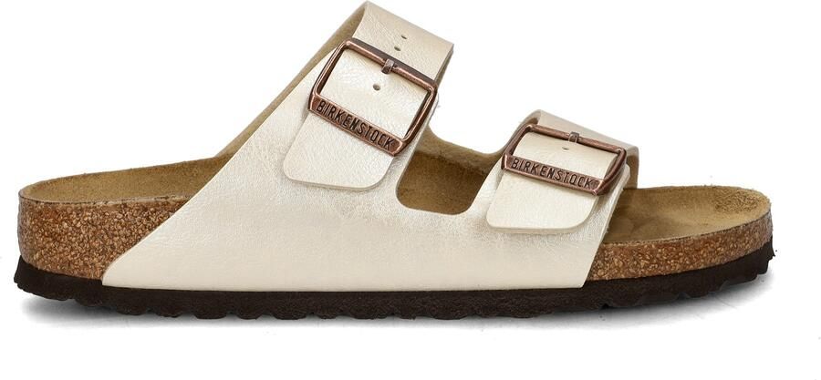 Birkenstock Glanzende Sandaalstijl Beige Dames - Foto 2