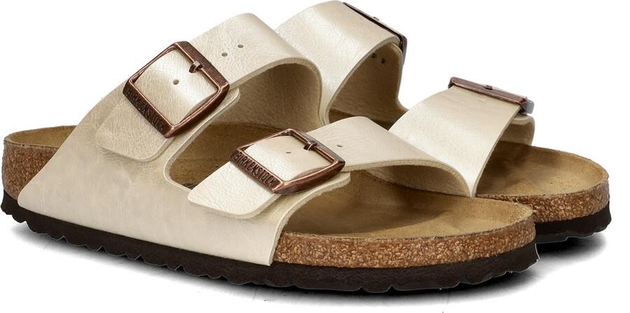 Birkenstock Glanzende Sandaalstijl Beige Dames - Foto 5