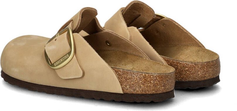 Birkenstock Boston Big Buckle nubuck clogs beige - Foto 4
