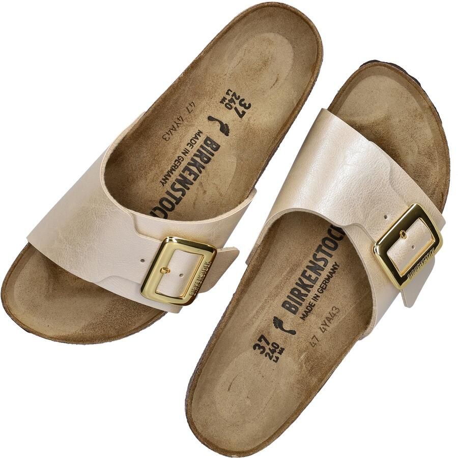 BIRKENSTOCK Slippers Dames Catalina Cushion Buckle Maat: 39 Materiaal: Leatherlook Kleur: Beige - Foto 12
