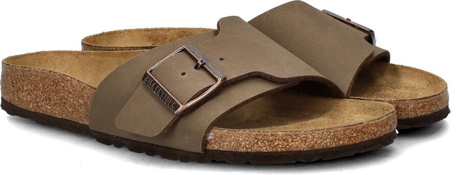 Birkenstock Satin Finish Sandal Catalina Style Brown Dames - Foto 5