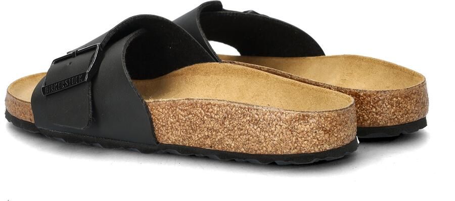 Birkenstock Satin Finish Sandal with Metal Buckle Black Dames - Foto 12