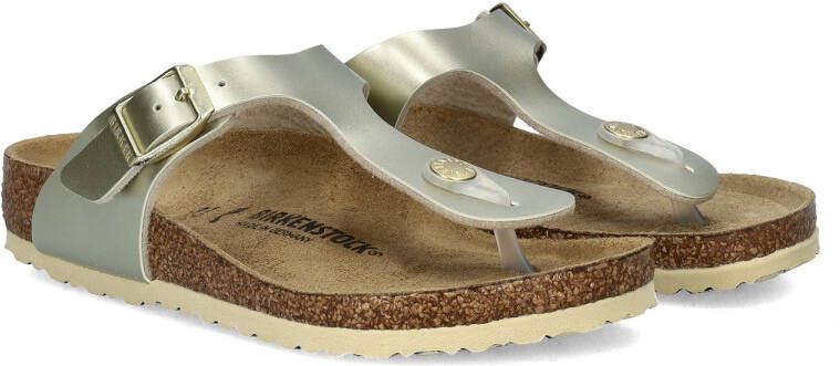 Birkenstock Meisjes Sandalen Gizeh Kids BS Electric Metallic Gold(narrow) Goud - Foto 9