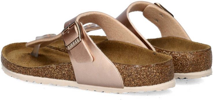 Birkenstock Gizeh Kids Slippers Electric Metallic Copper Regular fit | Goud | Imitatieleer - Foto 14