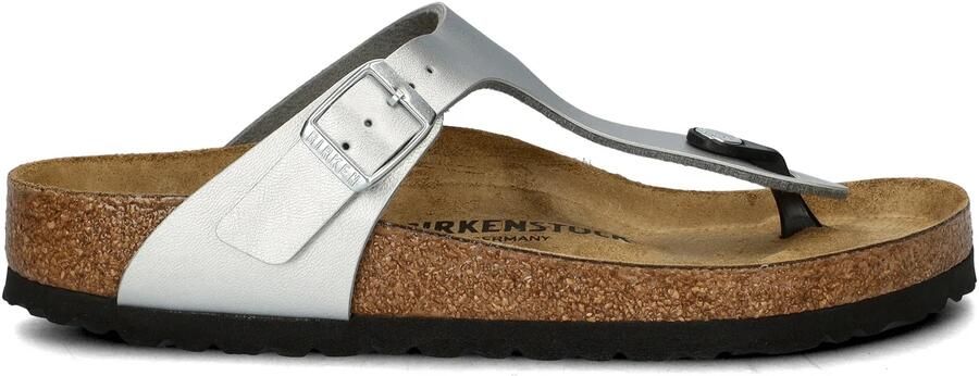 Birkenstock Gizeh Slippers Metallic Silver Normale Pasvorm Vrouwen - Foto 2