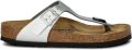 Birkenstock Gizeh Slippers Metallic Silver Normale Pasvorm Vrouwen - Zilver