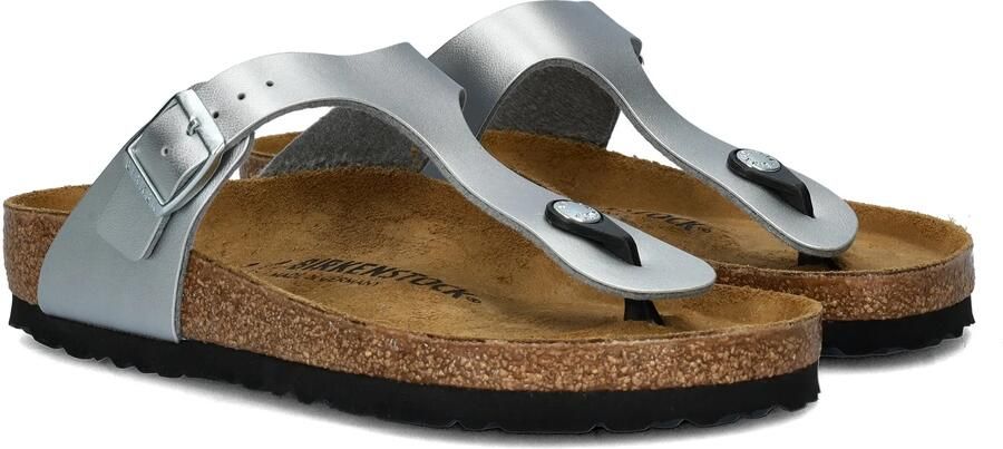 Birkenstock Gizeh Slippers Metallic Silver Normale Pasvorm Vrouwen - Foto 5