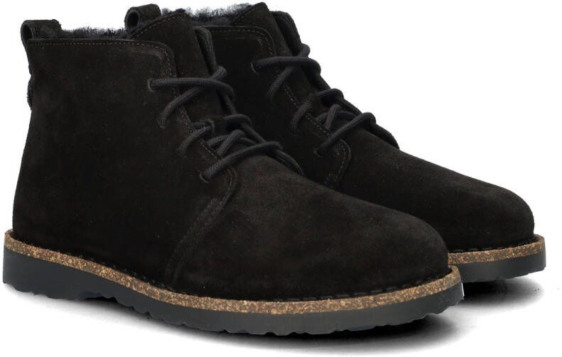 Birkenstock UPPSALA CHUKKA SHEARLING SUEDE Hoge sneakersHoge sneakersVeterbootsDames veterschoenenDames sneakersVrije tijd half-hoogHalf-hoge schoenenHeren veterschoenHeren sneakers Zwart - Foto 4