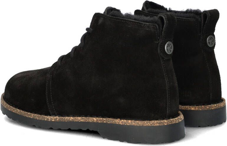 Birkenstock UPPSALA CHUKKA SHEARLING SUEDE Hoge sneakersHoge sneakersVeterbootsDames veterschoenenDames sneakersVrije tijd half-hoogHalf-hoge schoenenHeren veterschoenHeren sneakers Zwart - Foto 5