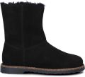 BIRKENSTOCK Vachtlaarzen Dames Uppsala Zip Shearling Suède Zwart - Zwart