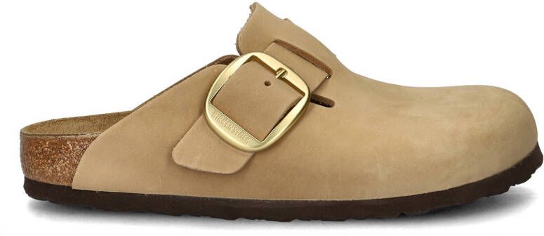Birkenstock Boston Big Buckle nubuck clogs beige - Foto 2