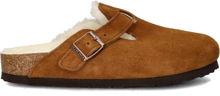 Birkenstock Klompen Mocassins Boston Shearling daim fourrure - Foto 2