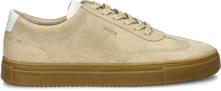 BLACKSTONE Lage Sneakers Heren Slate Harper Maat: 40 Materiaal: Suède Kleur: Beige