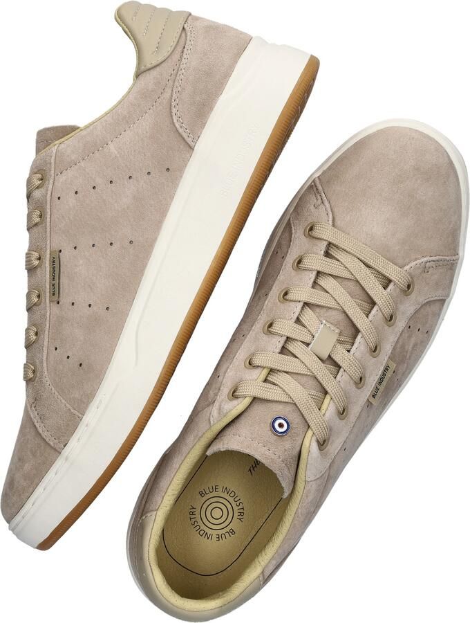 Blue Industry Ease Court suède sneakers zand - Foto 5