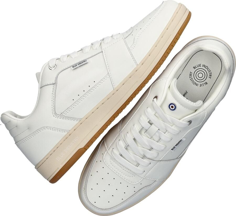 Blue Industry Sunday Cup leren sneakers wit - Foto 6