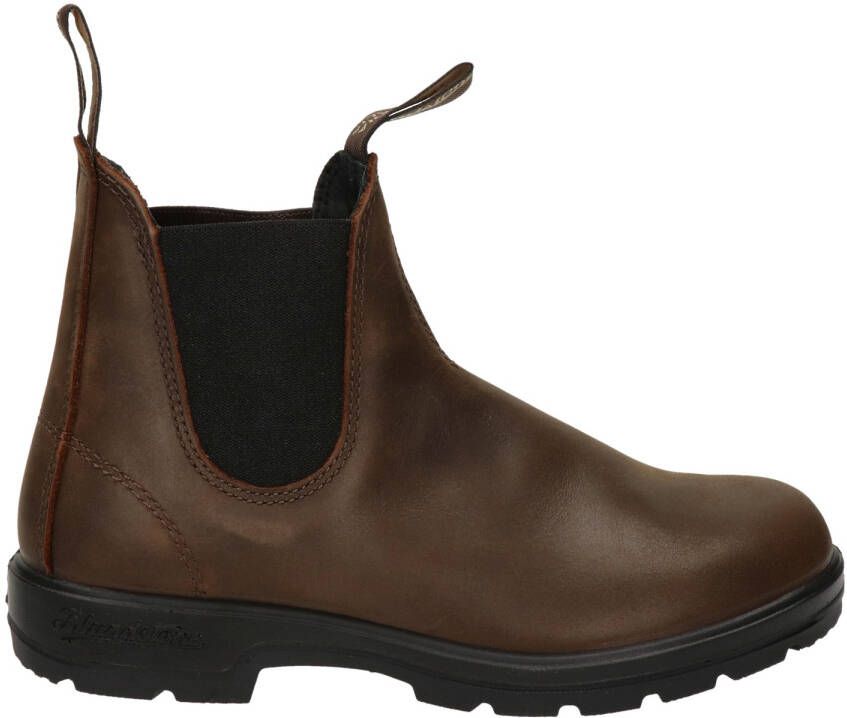 BLUNDSTONE 1609 leren chelseaboots donkerbruin