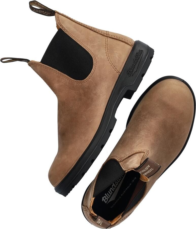 BLUNDSTONE Chelsea Boots Dames Classic Dames Maat: 38 5 Materiaal: Nubuck Kleur: Camel - Foto 8