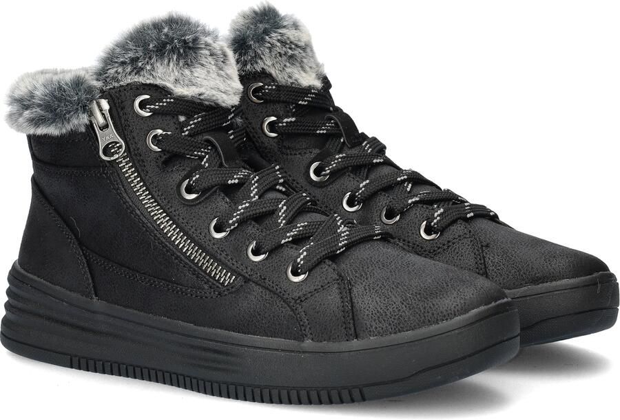 Skechers Bobs Blizzard Swifty Warm Dames Sneakers Zwart - Foto 6