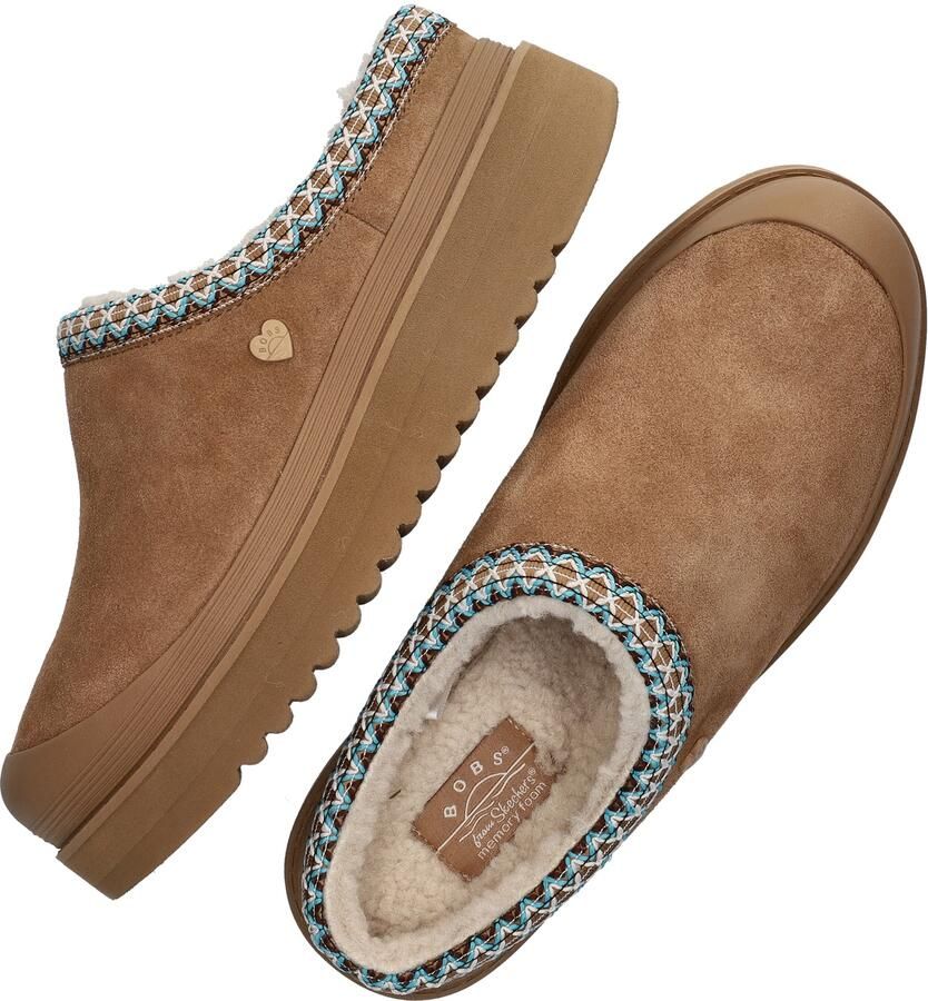 Bobs Skechers Dakota dames pantoffel Cognac - Foto 2