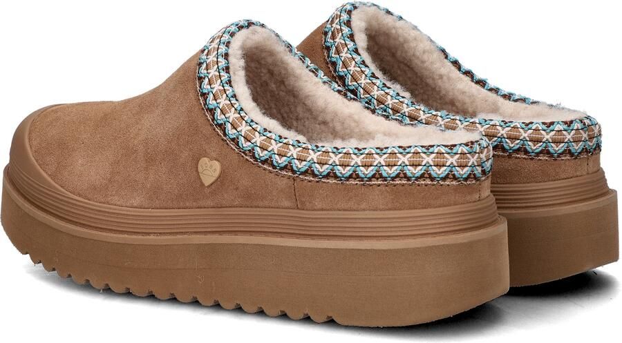 Bobs Skechers Dakota dames pantoffel Cognac - Foto 4