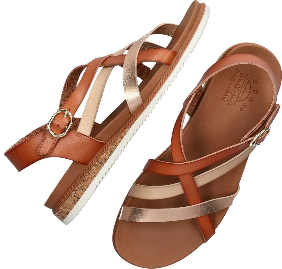 Skechers DESERT KISS LOW PEAK RANK Dames Sandalen Chestnut - Foto 4