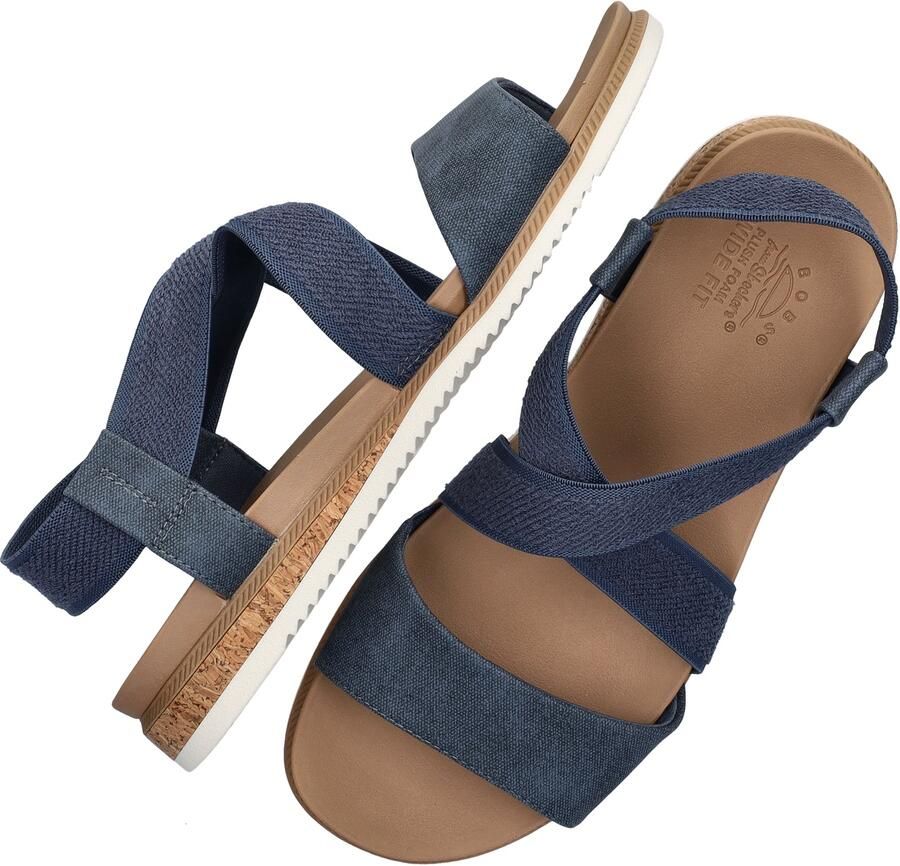 Bobs Desert Kiss Low dames sandaal Blauw - Foto 3