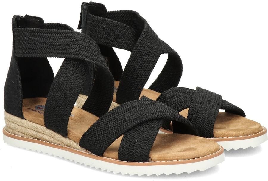 Skechers Sandalen DESERT KISS- zomerschoen sandaal keilhak met hielrits - Foto 5