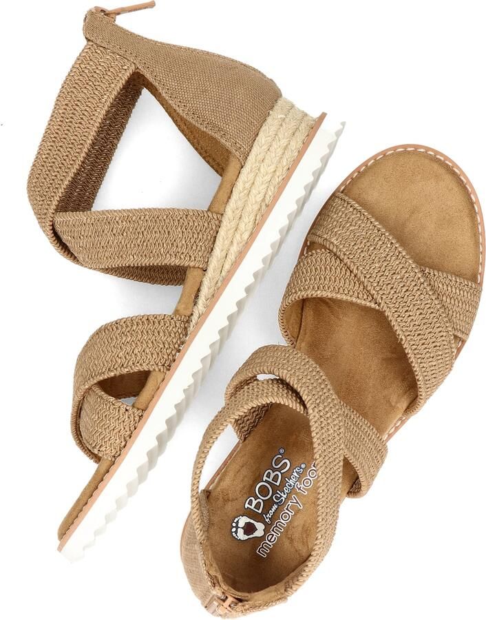 Skechers Sandalen DESERT KISS- zomerschoen sandaal keilhak met hielrits - Foto 5