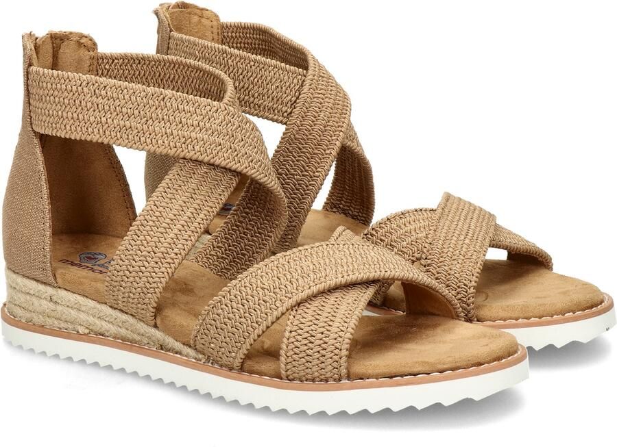 Skechers Sandalen DESERT KISS- zomerschoen sandaal keilhak met hielrits - Foto 6