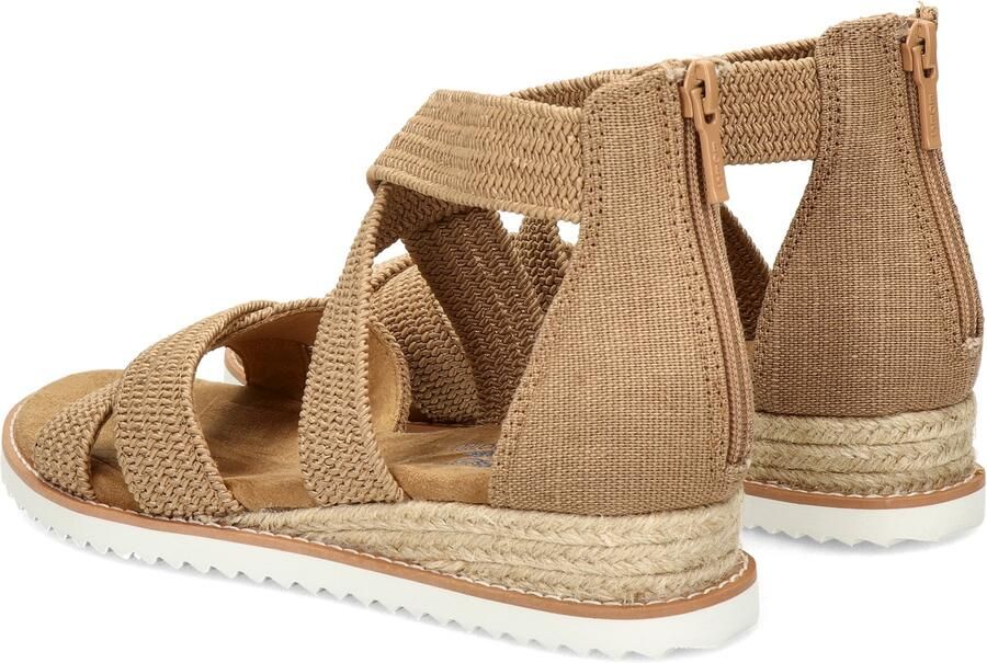 Skechers Sandalen DESERT KISS- zomerschoen sandaal keilhak met hielrits - Foto 7