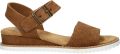 Skechers Sleehaksandaaltjes Desert Kiss Sandaal wedge zomerschoen in vegan uitvoering - Bruin