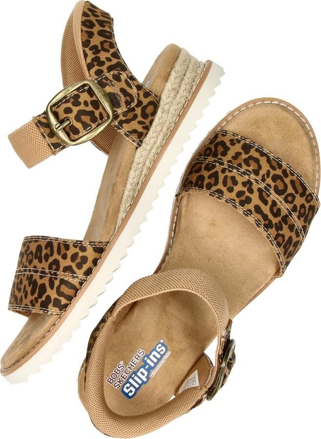Bobs Hands Free Slip-In Desert Kiss dames sandaal Leopard - Foto 2