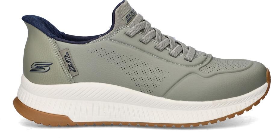 Bobs Hands Free Slip-Ins Squad 4 heren sneaker Kaki - Foto 2