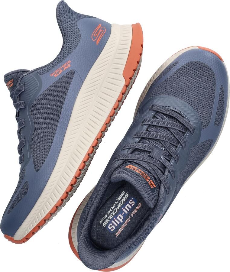 Bobs Hands Free Slip-Ins Squad 4 heren sneaker Blauw - Foto 3