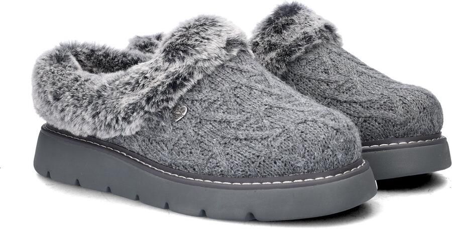 Bobs Keepsake dames pantoffel Grijs - Foto 3