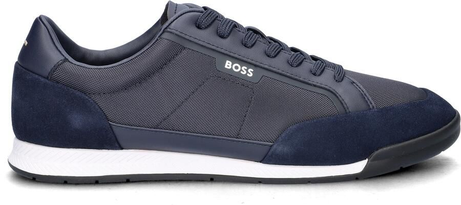 Boss sneakers met labelopschrift