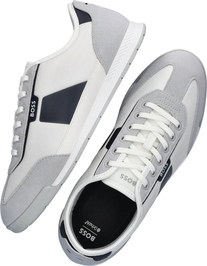Boss Lage sneakers met applicaties in suèdelook model 'NITAN_LOWP_NYMITH' - Foto 2