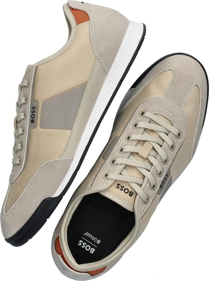 Boss Lage sneakers met applicaties in suèdelook model 'NITAN_LOWP_NYMITH' - Foto 2