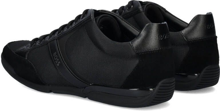 BOSS Lage Sneakers Heren Saturn Lowp Maat: 44 Materiaal: Textiel Kleur: Zwart - Foto 6